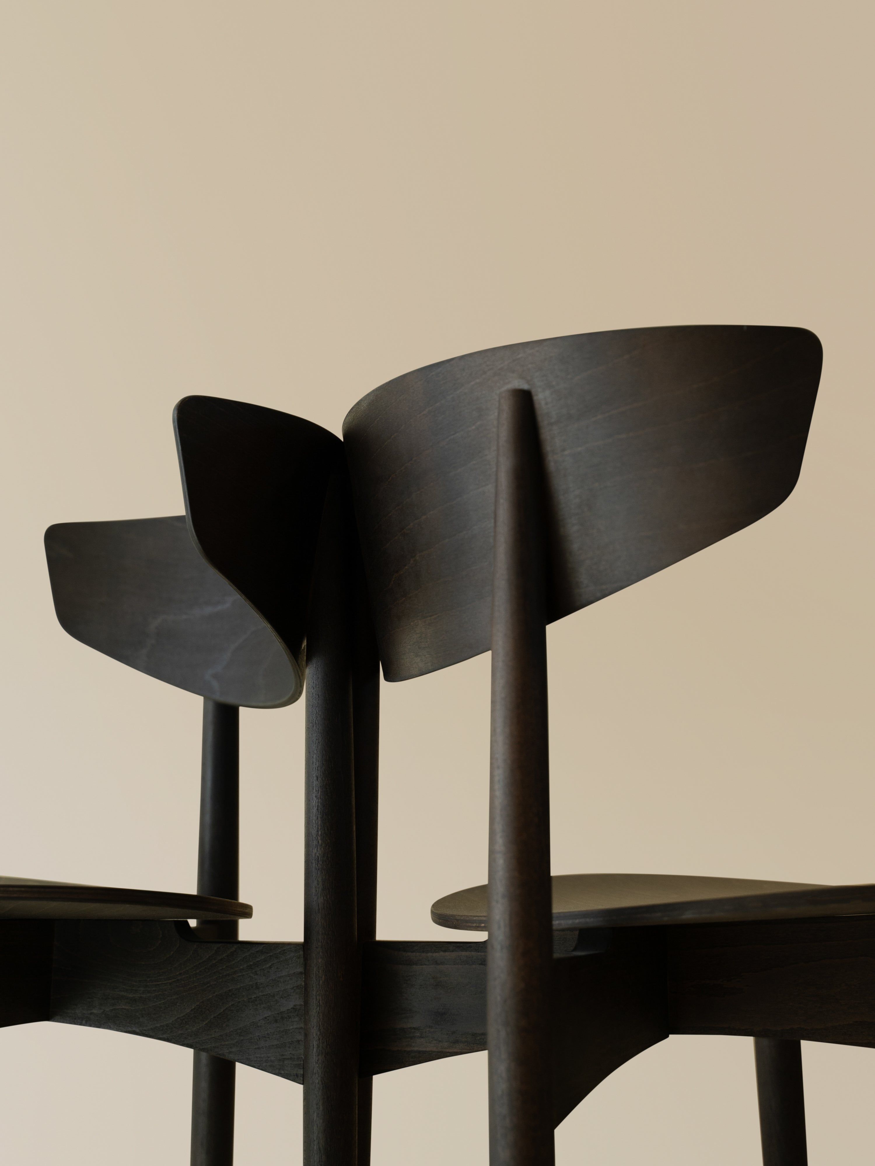 Herman Dining Chair Wood Black