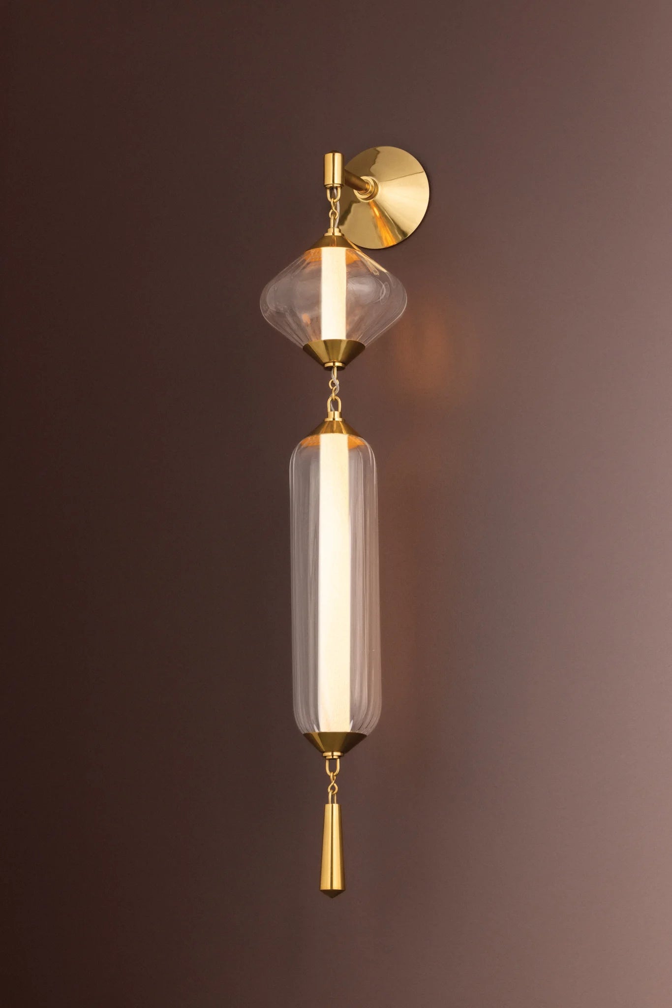 Fiorello Wall Sconce Brass