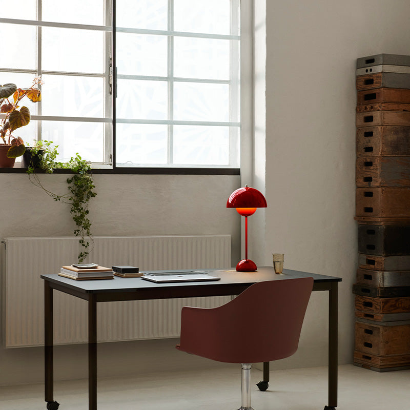 FlowerPot VP3 Mesa Vermilion Red