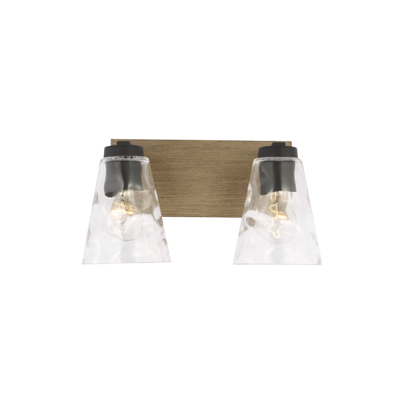 Dunton Two Light Bath Black