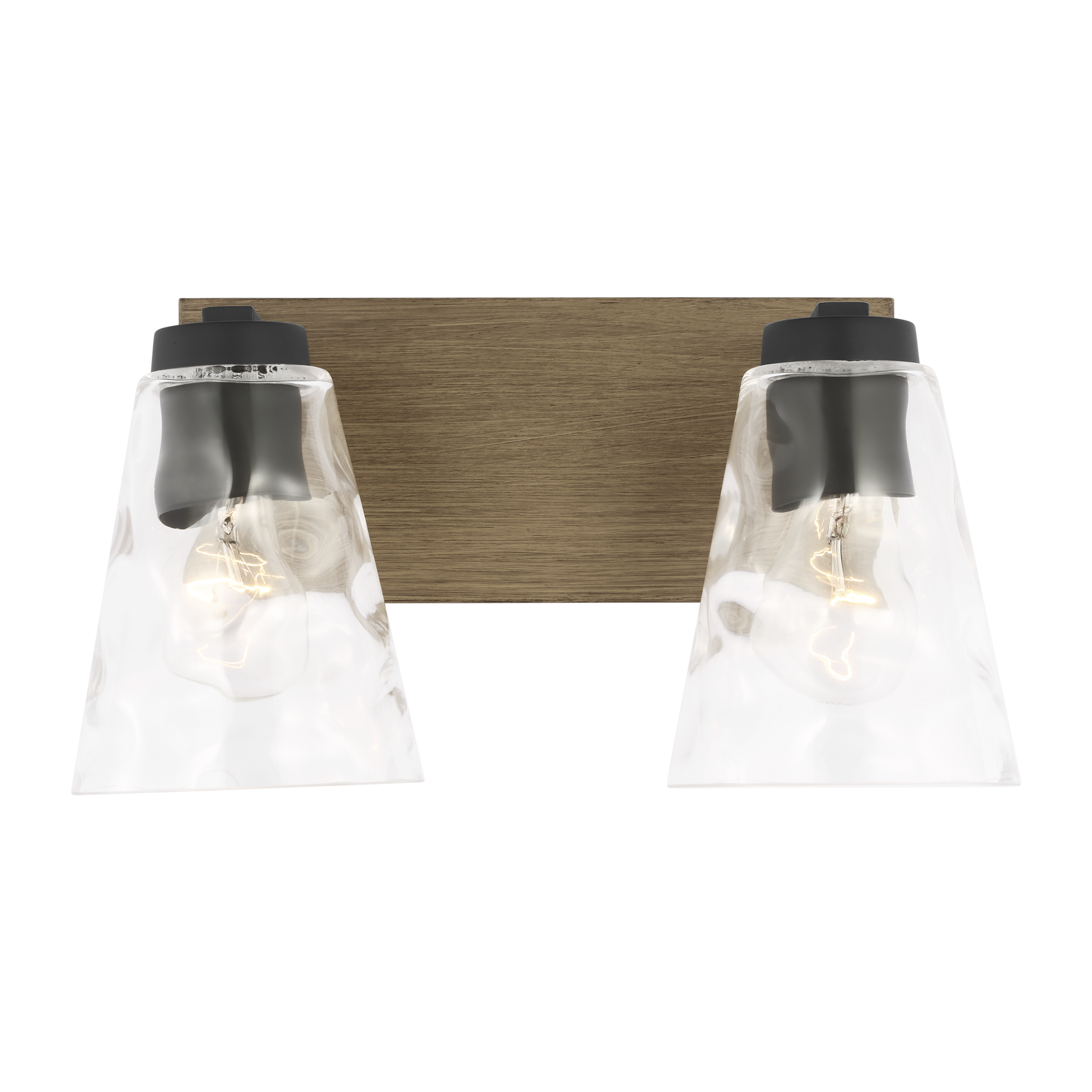 Dunton Two Light Bath Black