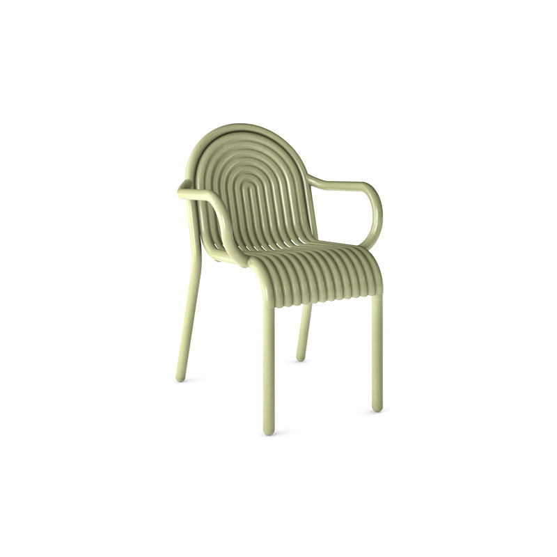Groove Outdoor Arm Chair Moss