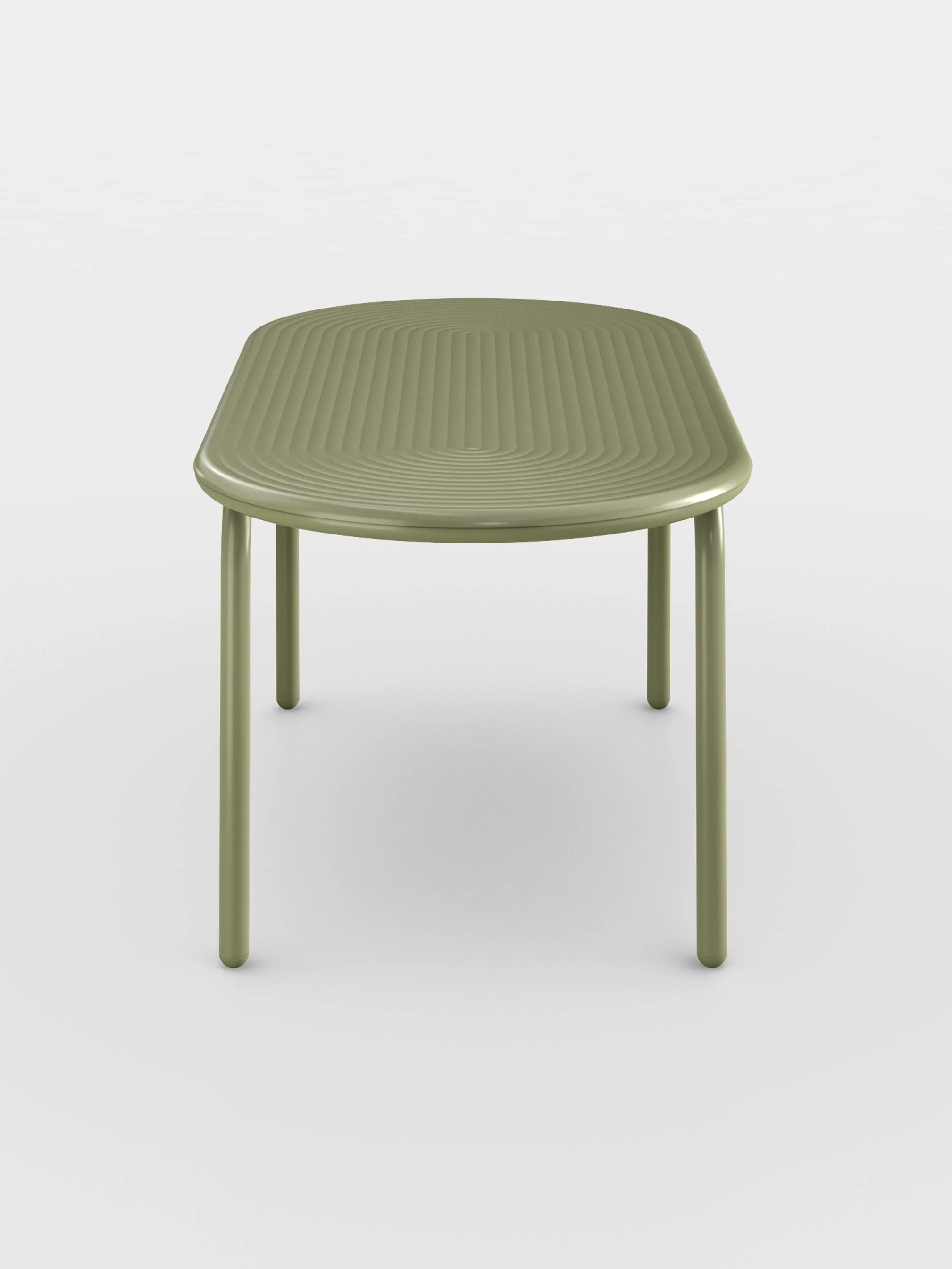 Groove Large Outdoor Table Moss