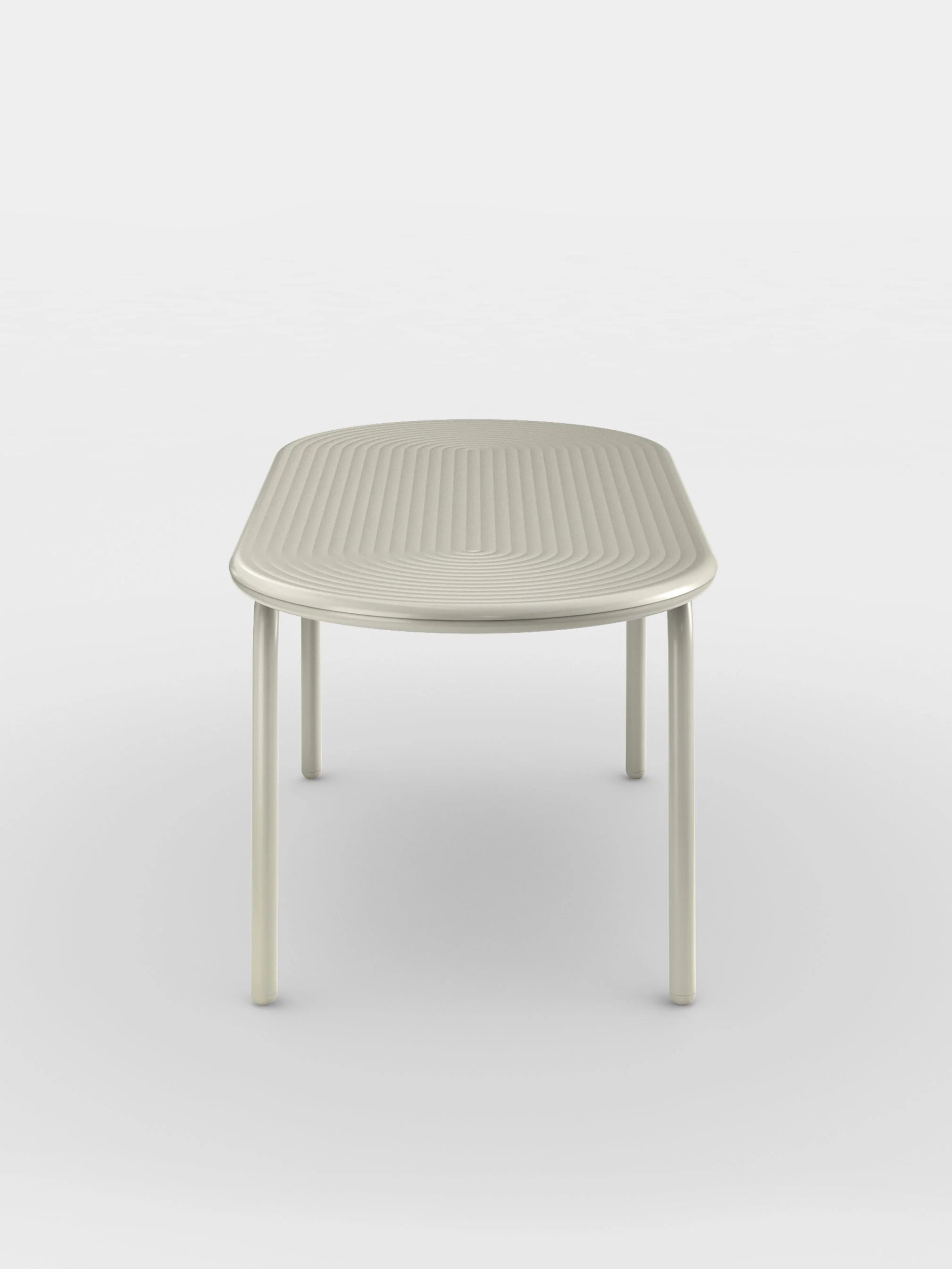 Groove Large Outdoor Table Putty
