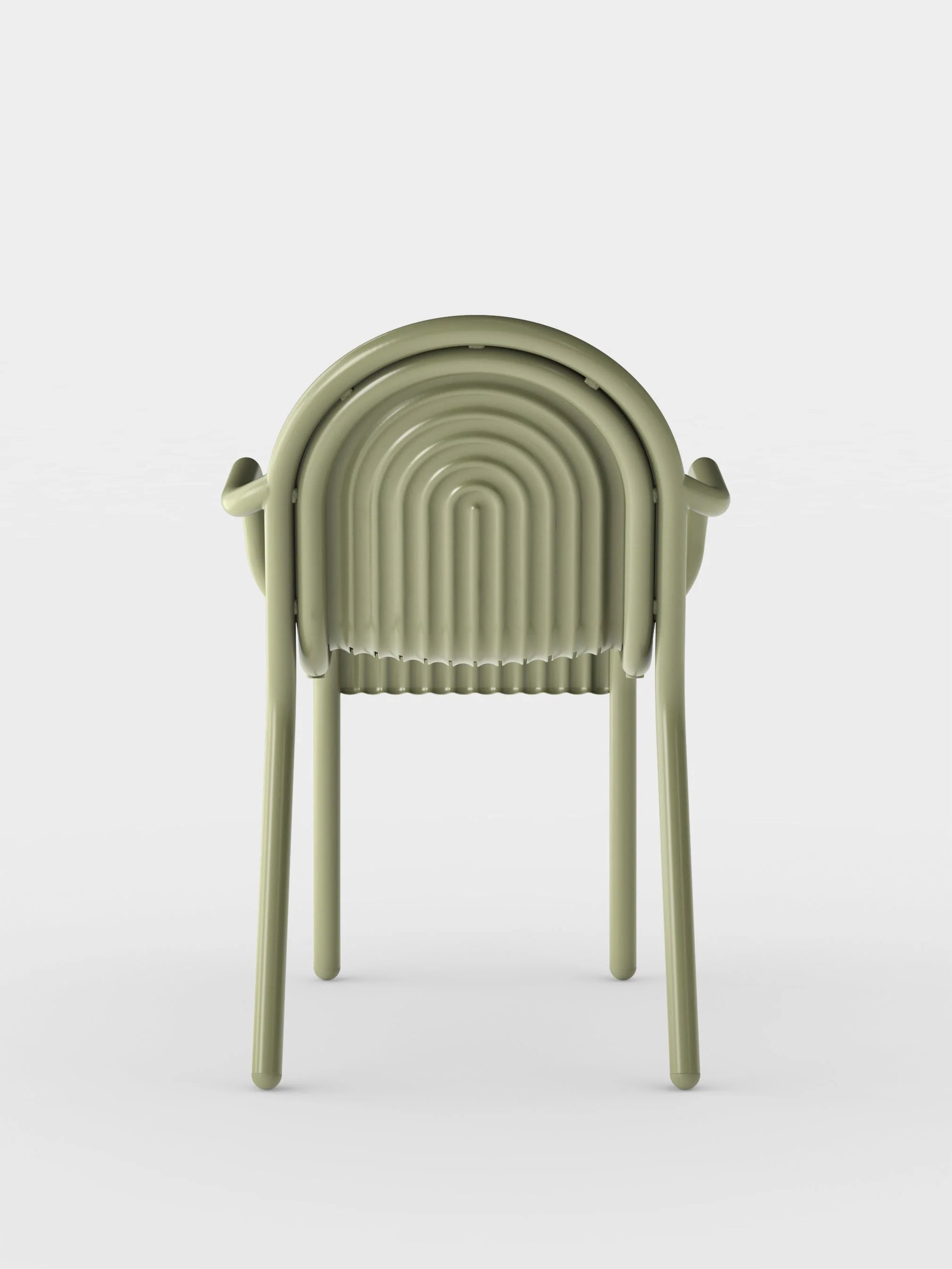 Groove Outdoor Arm Chair Moss