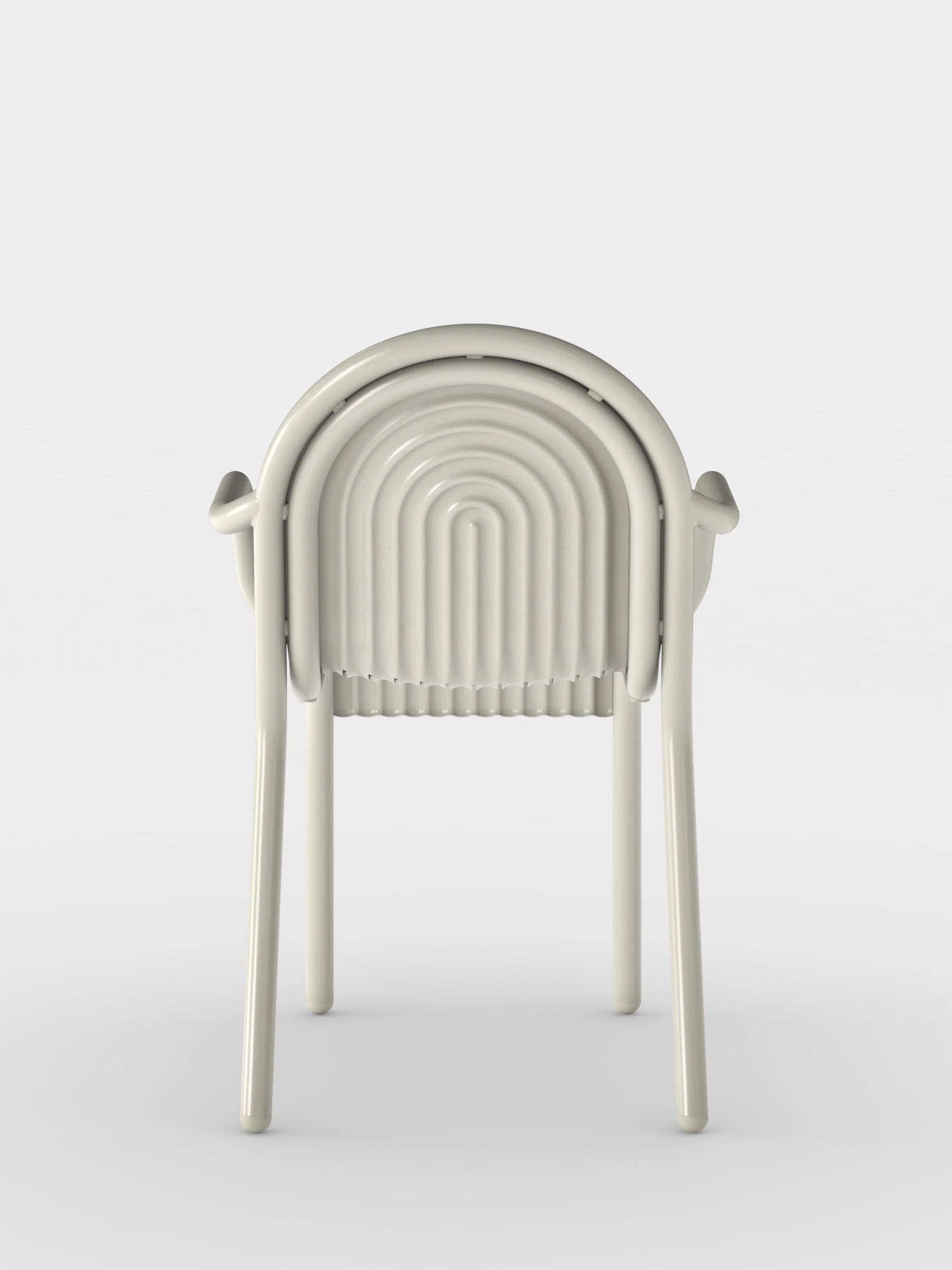 Groove Outdoor Arm Chair Putty