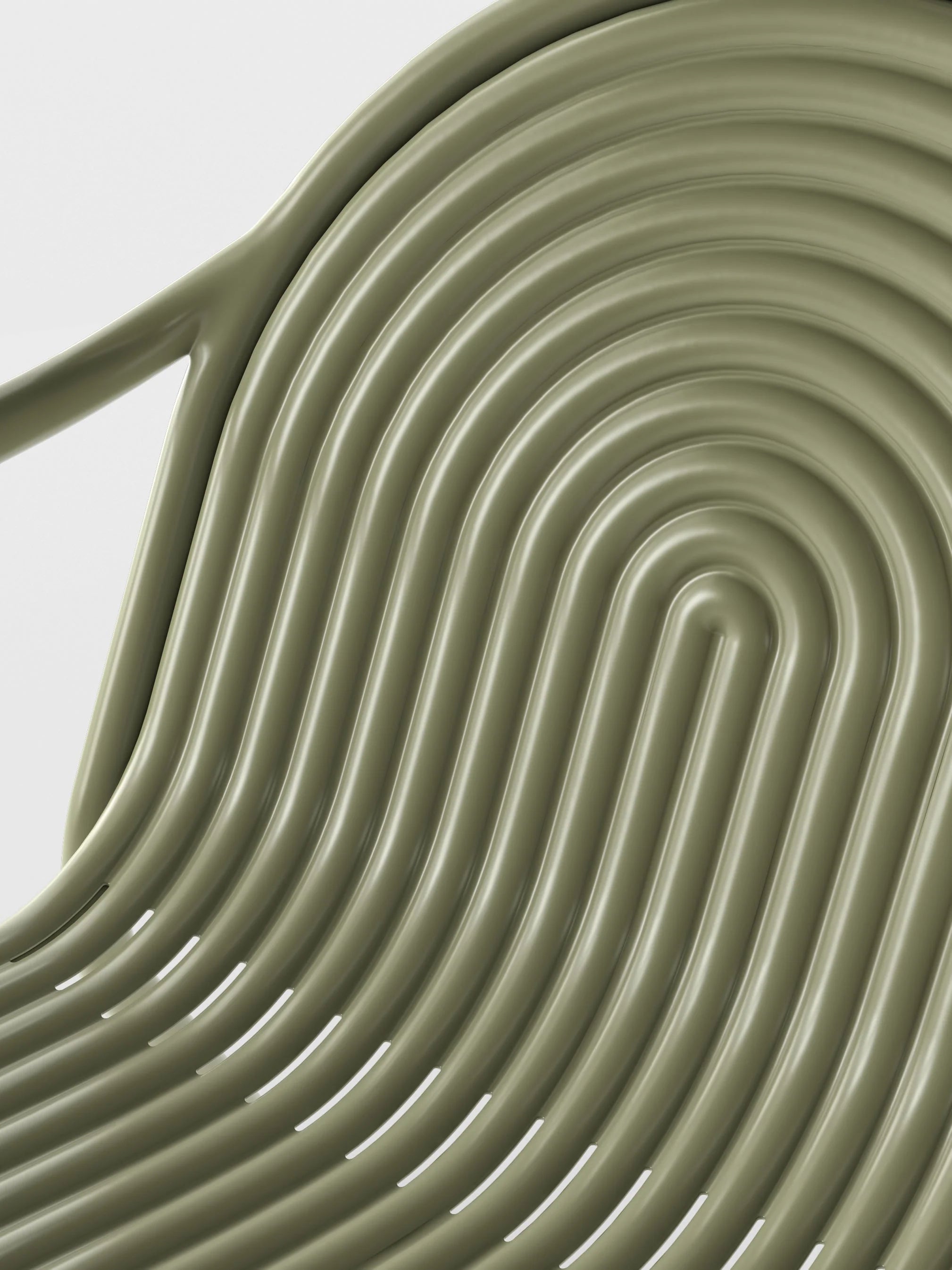 Groove Outdoor Lounge Chair Moss