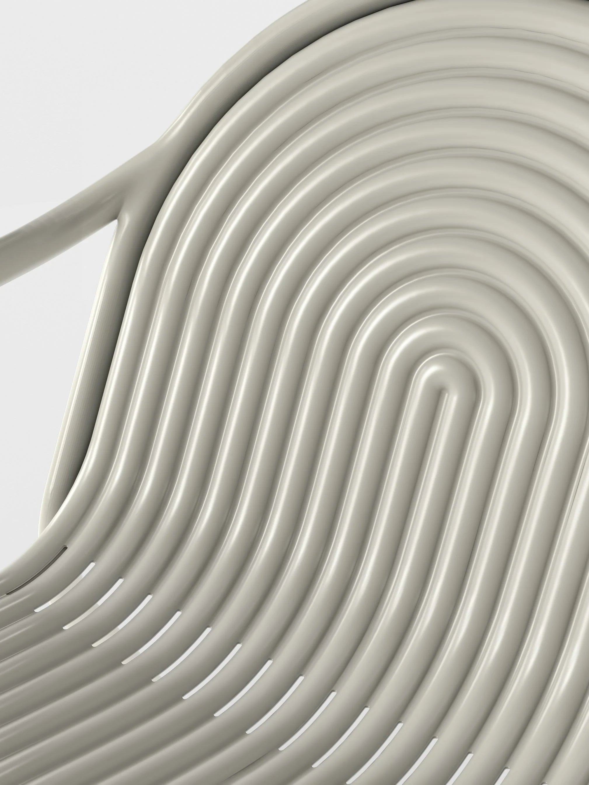 Groove Outdoor Lounge Chair Putty