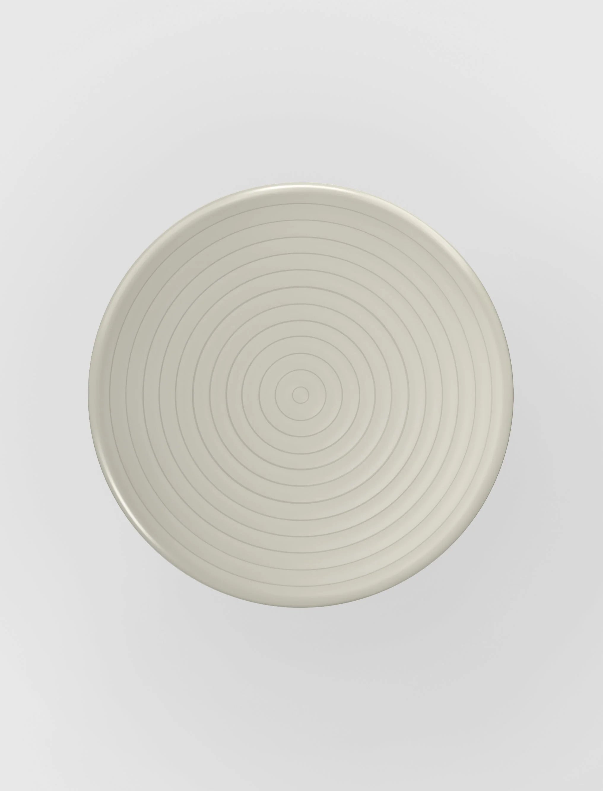 Groove Small Outdoor Table Putty
