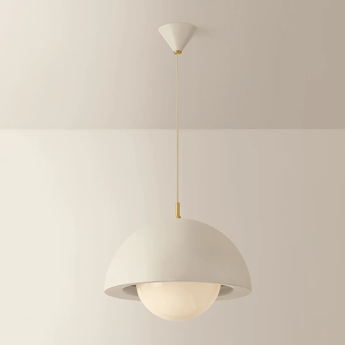 Jolene Pendant White