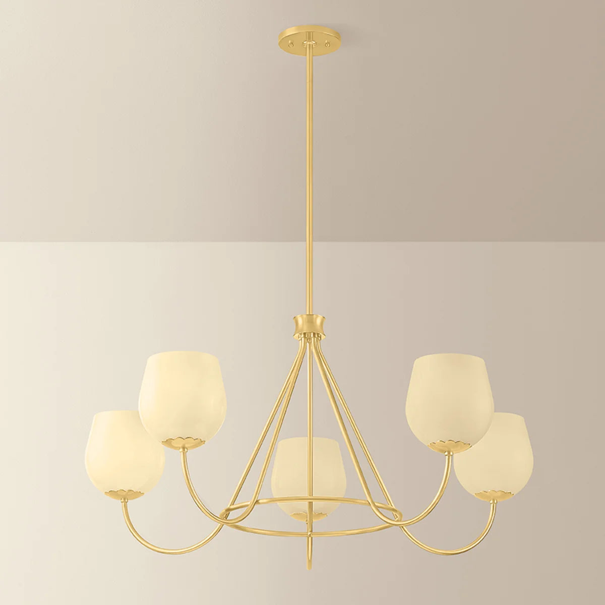 Genevieve Pendant Brass