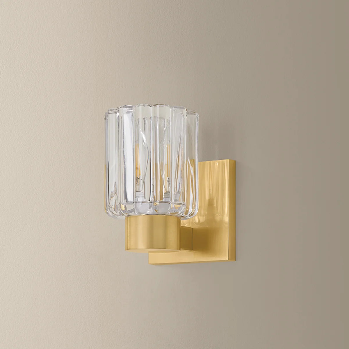 Danae 1 Light Sconce Brass