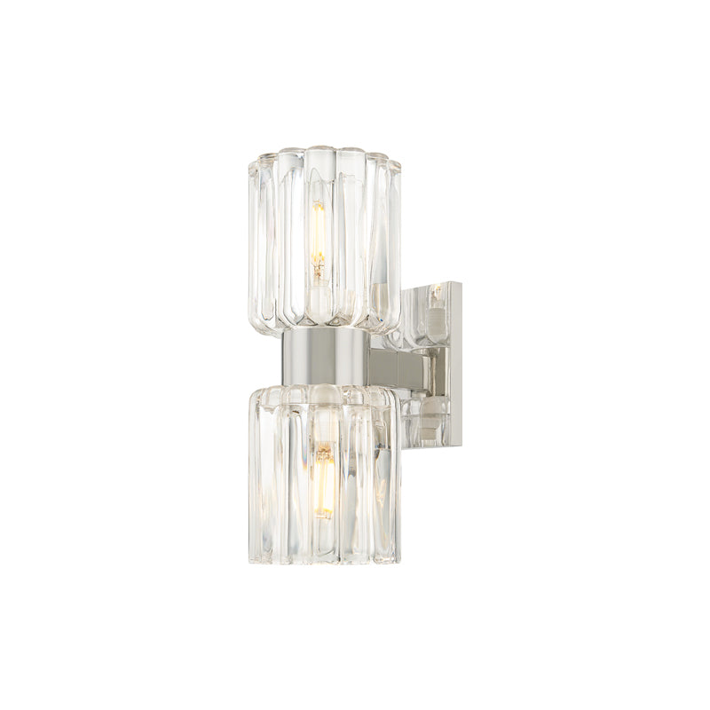 Danae 2 Light Sconce Nickel