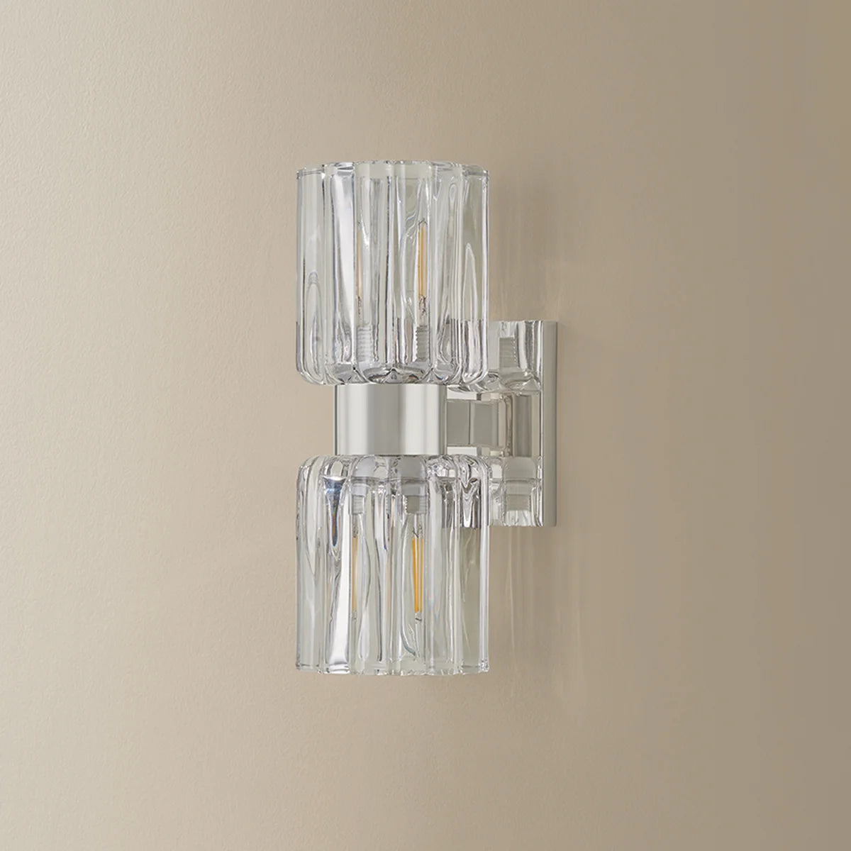 Danae 2 Light Sconce Nickel