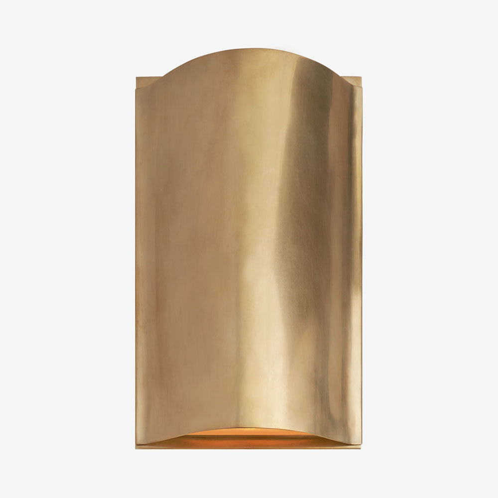 Avant Small Curve Sconce Brass