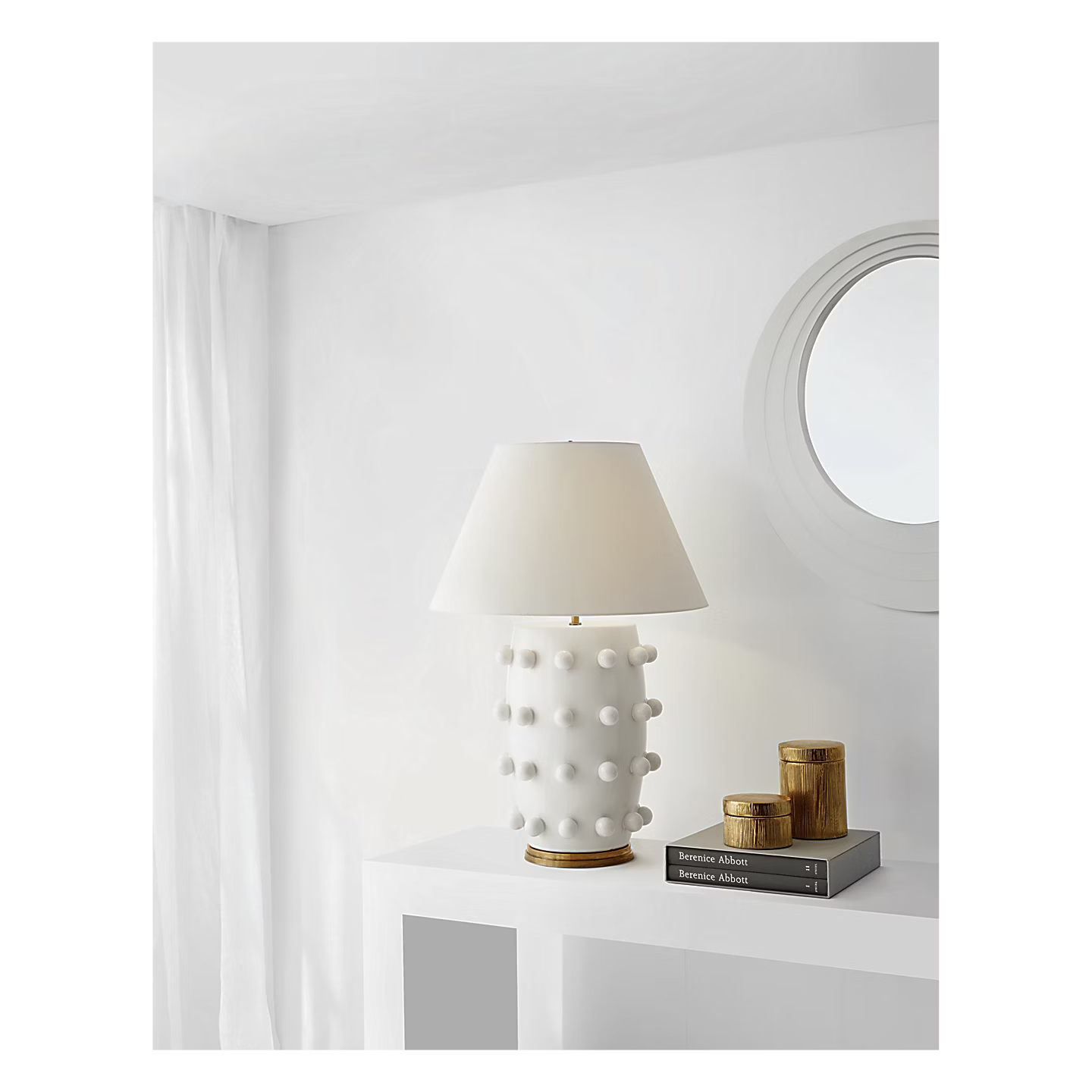 Linden Table Lamp White