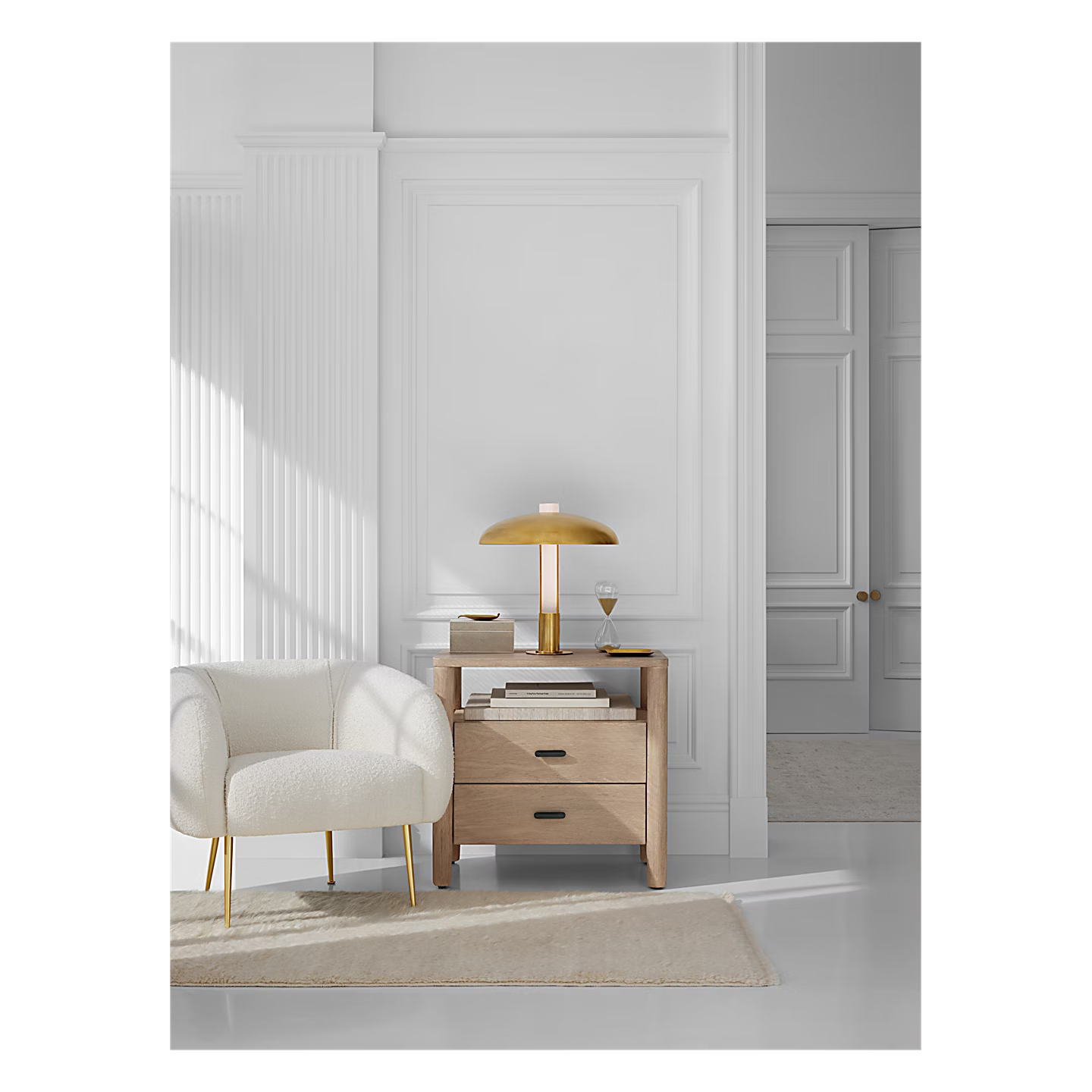 Troye Medium Lamp Brass