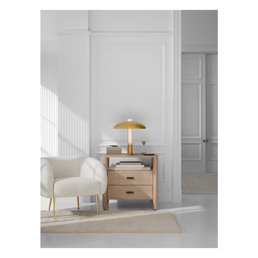 Troye Medium Lamp Nickel