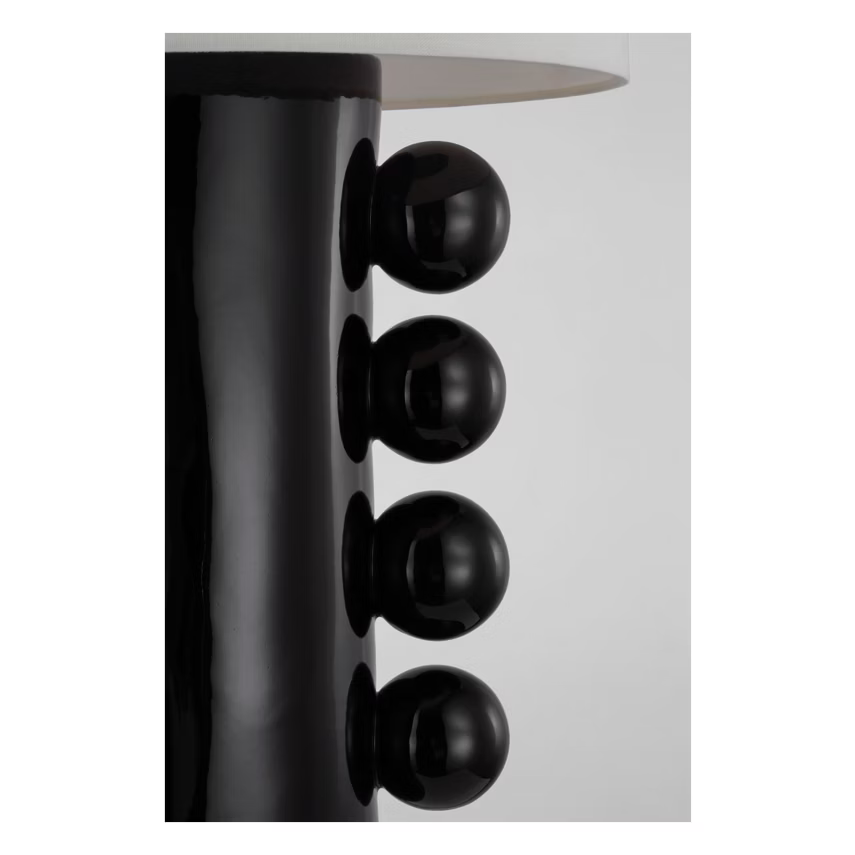 Tiglia Tall Cordless Black Lamp