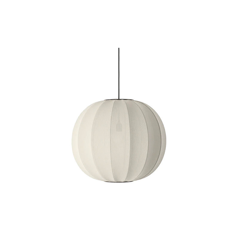 Knit Wit 60 Round Pendant White
