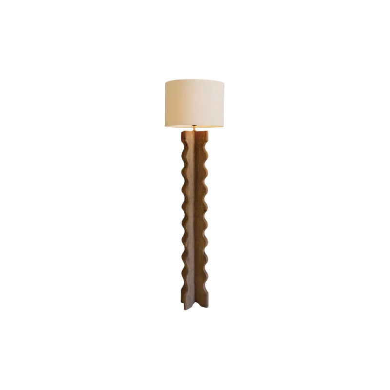 Mango Wood Floor Lamp