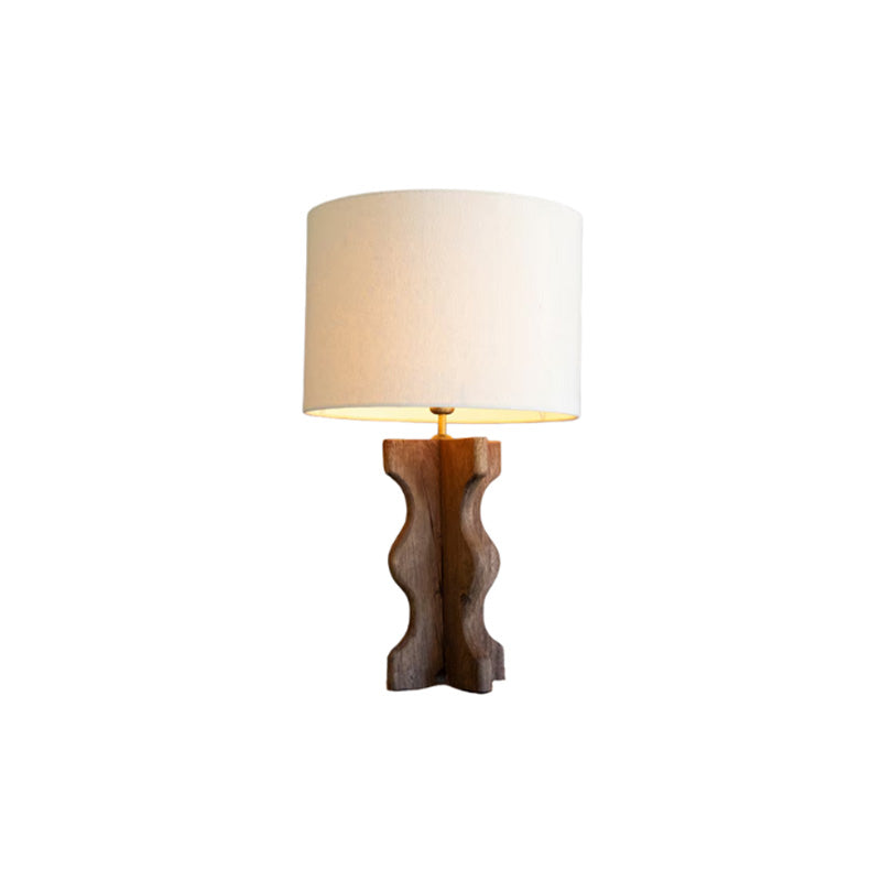 Mango Wood Table Lamp