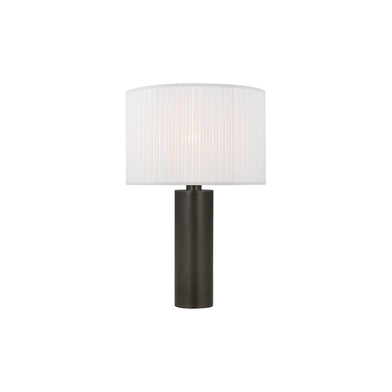 Sylvie Medium Lamp Bronze Pleated