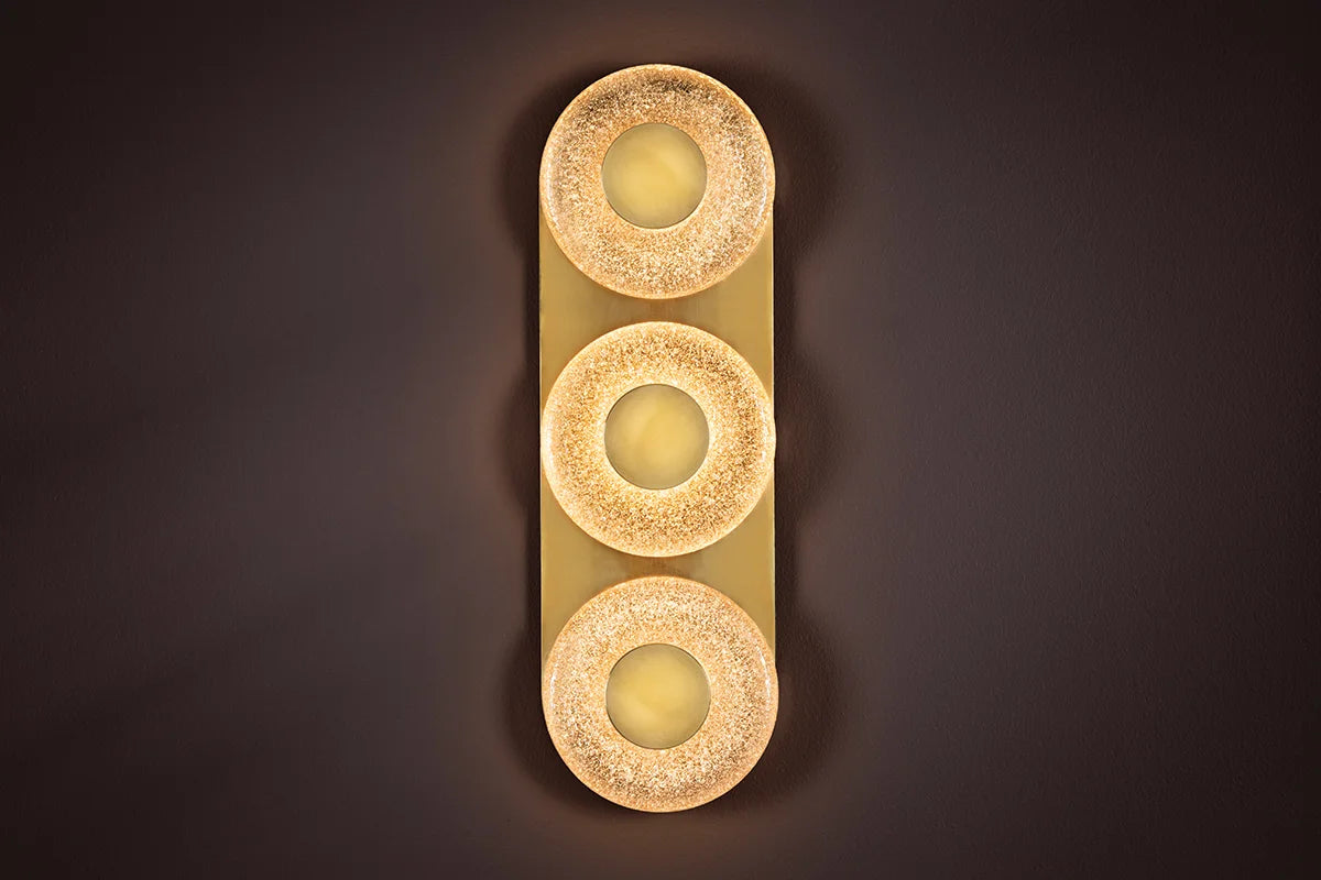 Pearl Wall Sconce Brass