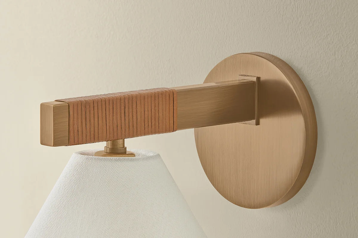 Stoney Sconce Brass