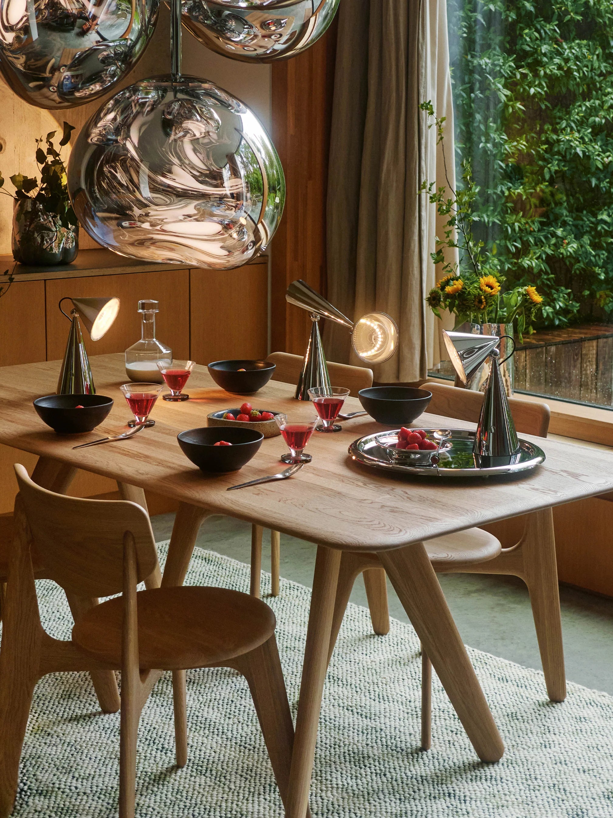 Slab Dining Chair Oak