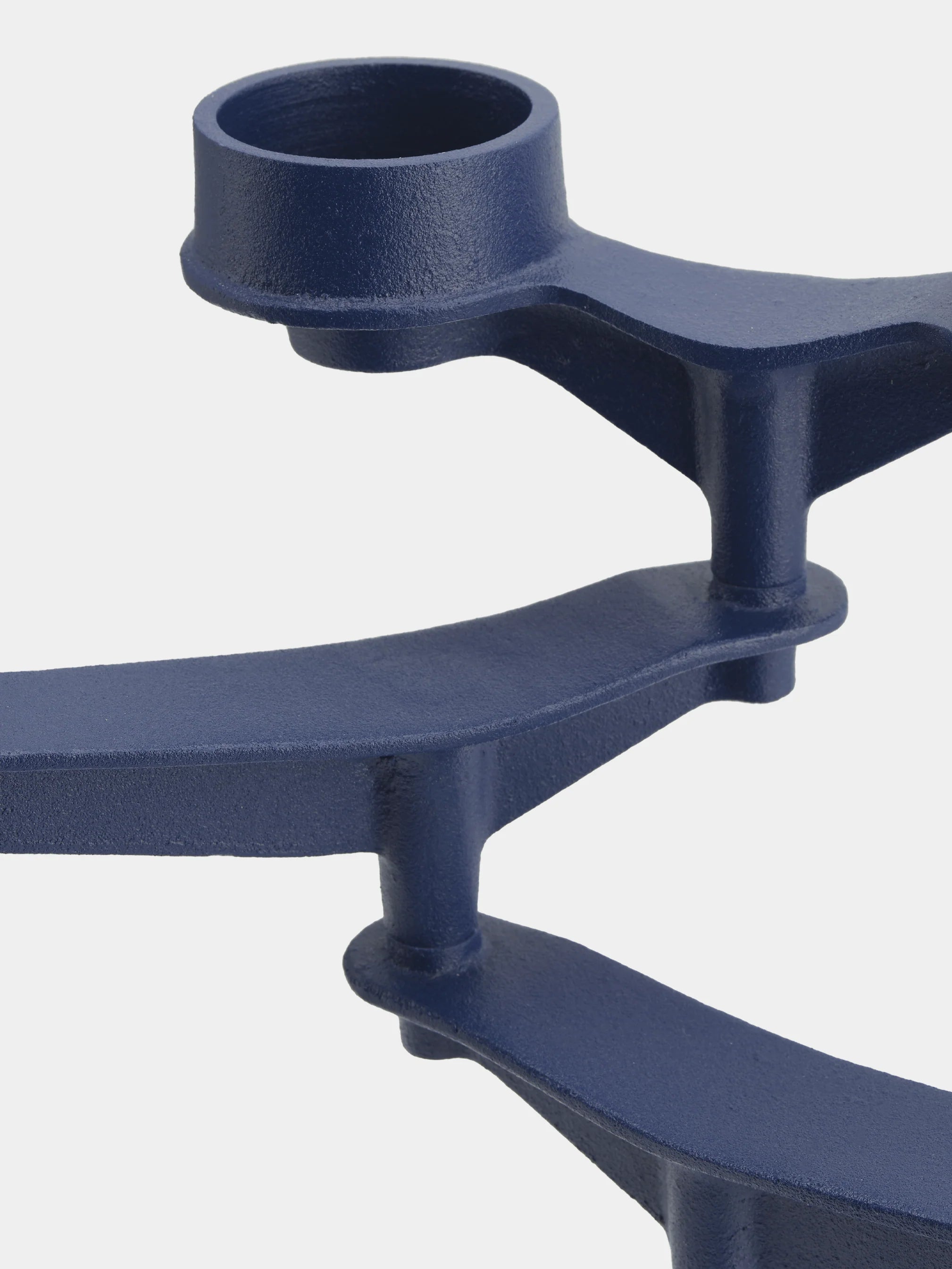 Spin Mini Candelabra Blue