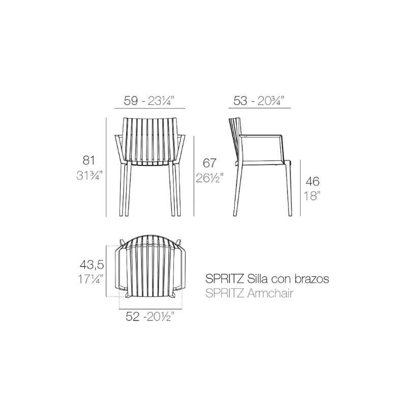 Spritz Silla Con Brazos