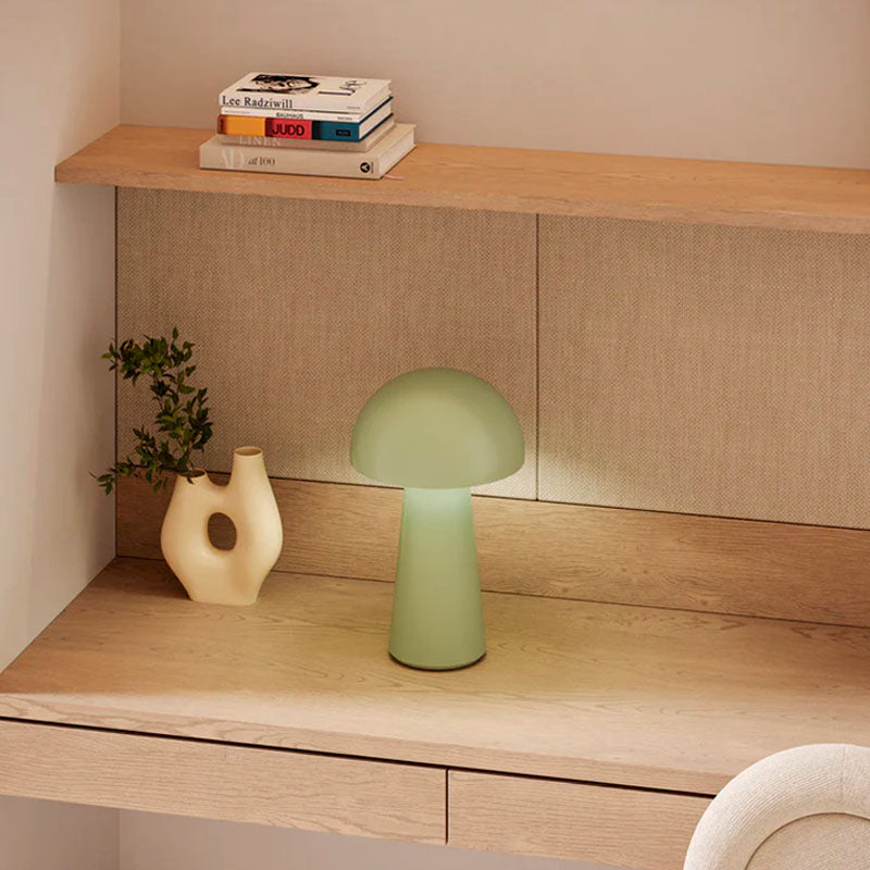 Asher 8 Table Lamp Cream