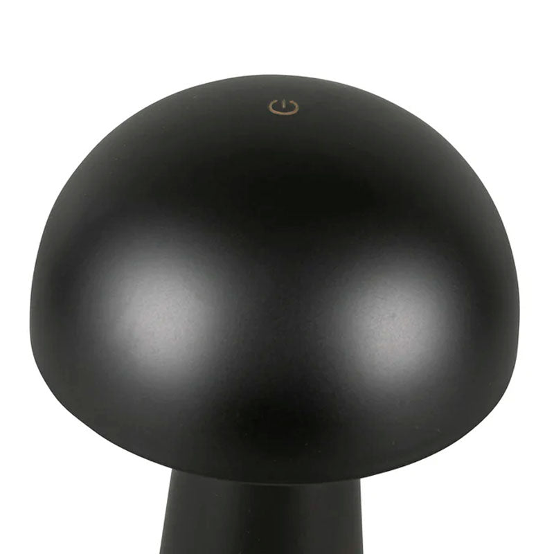 Asher 8 Table Lamp Black