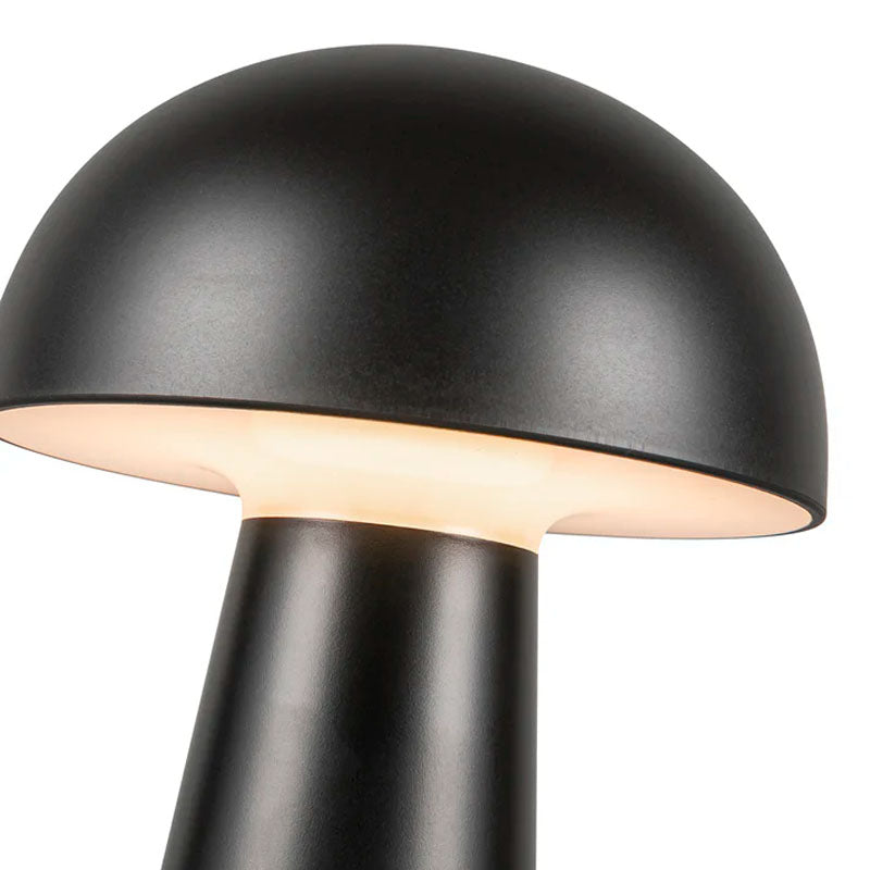 Asher 8 Table Lamp Black