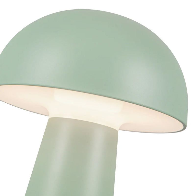 Asher 8 Table Lamp Green