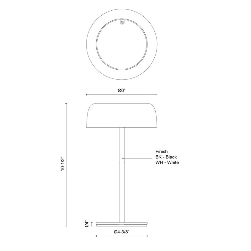 Brilla 11 Table Lamp Black