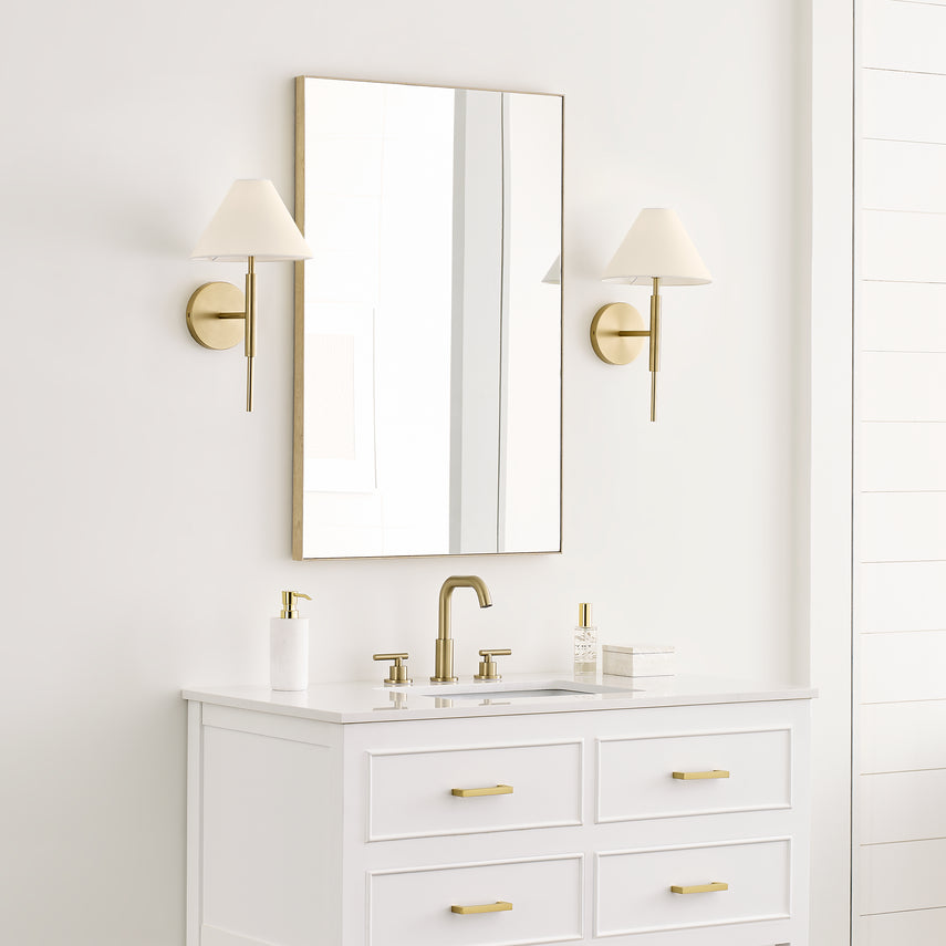 Porteau Medium Sconce Brass