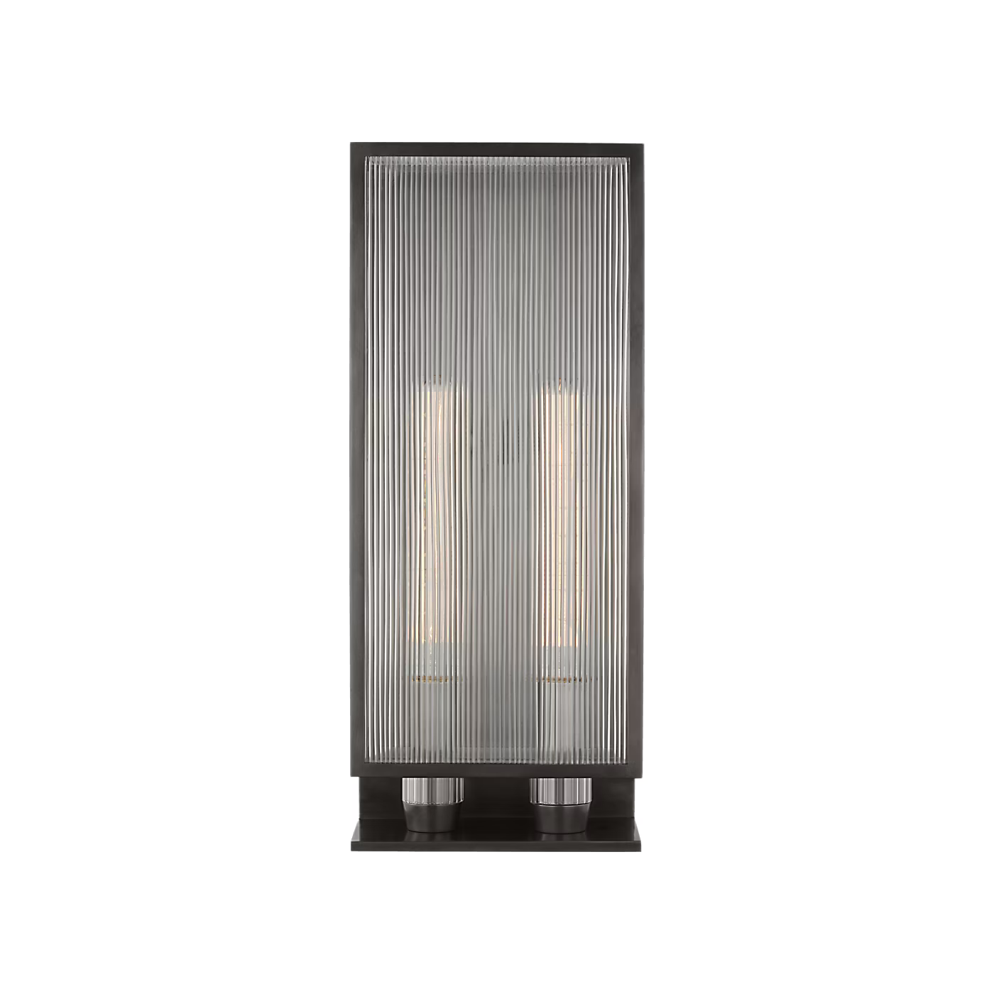 York Double Box Outdoor Sconce Bronze
