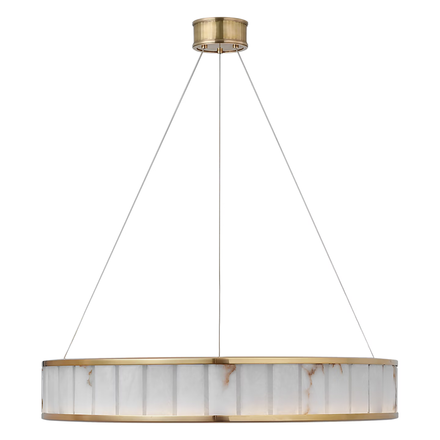 Iterna Chandelier Brass/Alabaster