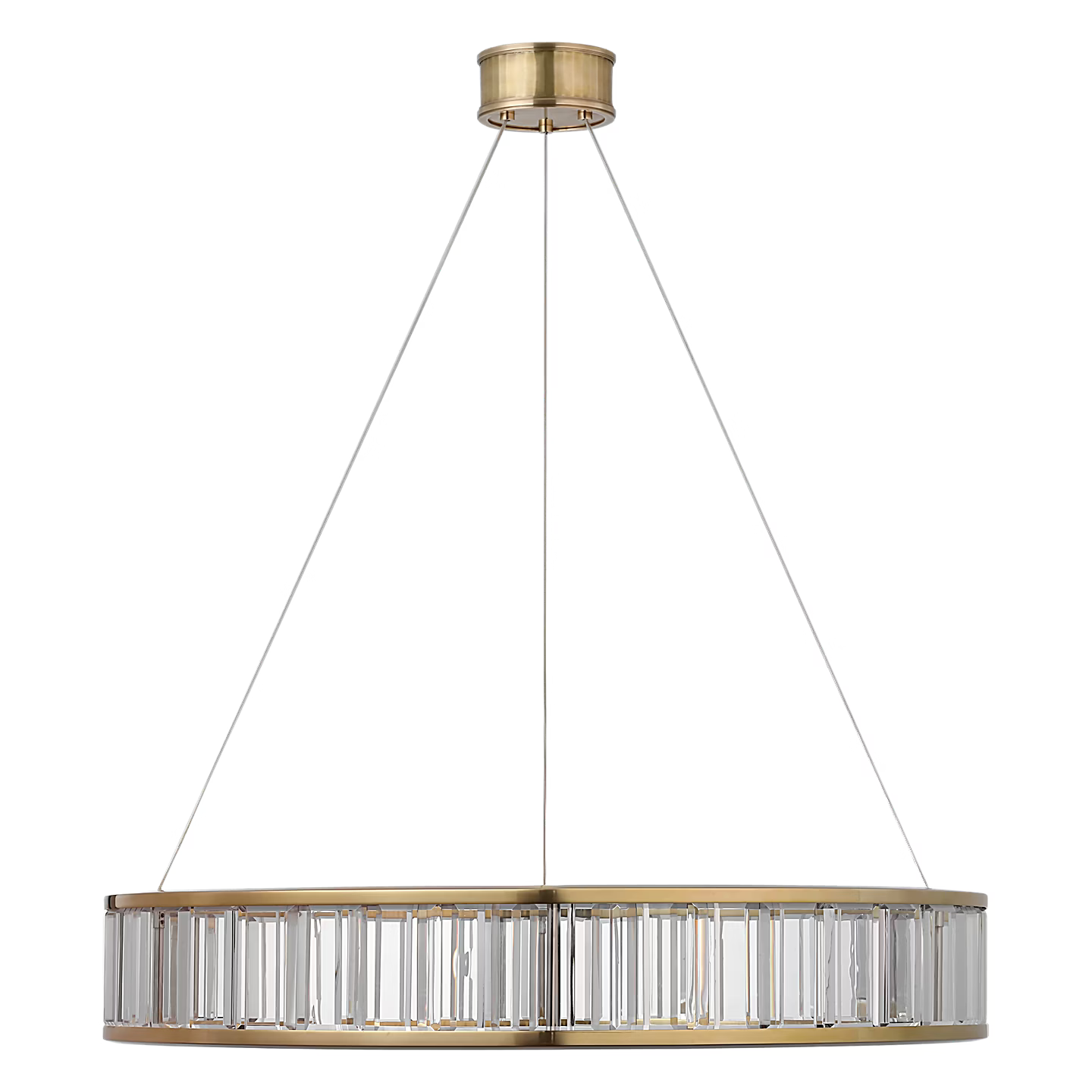 Iterna Chandelier Brass/Crystal