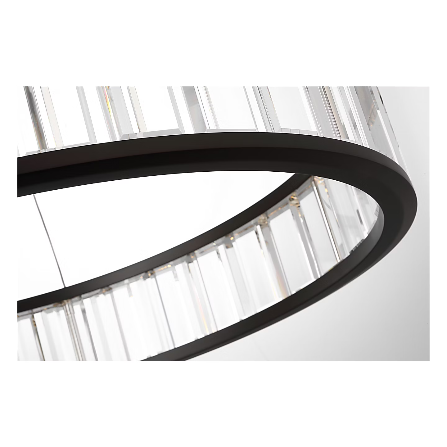 Iterna Chandelier Iron/Crystal