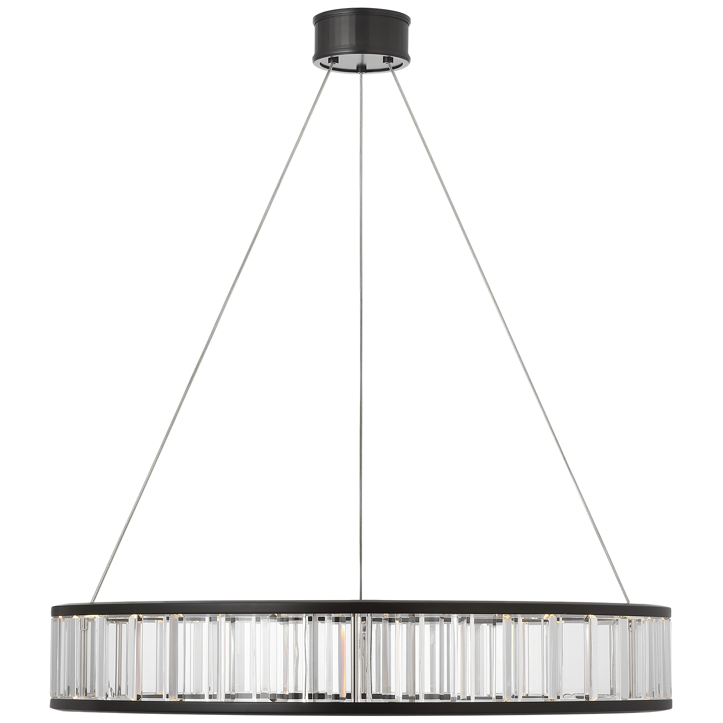 Iterna Chandelier Iron/Crystal