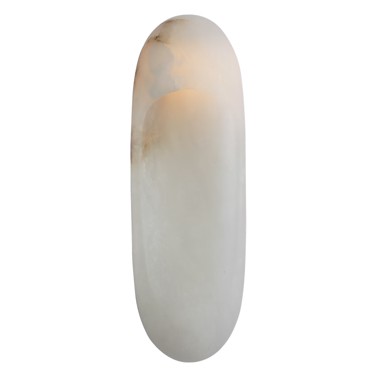 Esculpa Elongated Wall Light Alabaster/Bronze