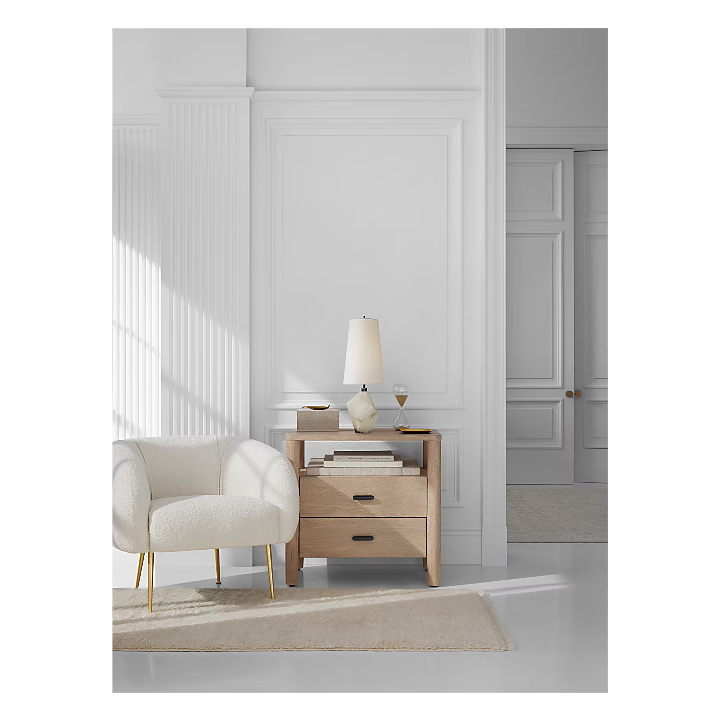 Halcyon Accent Lamp White