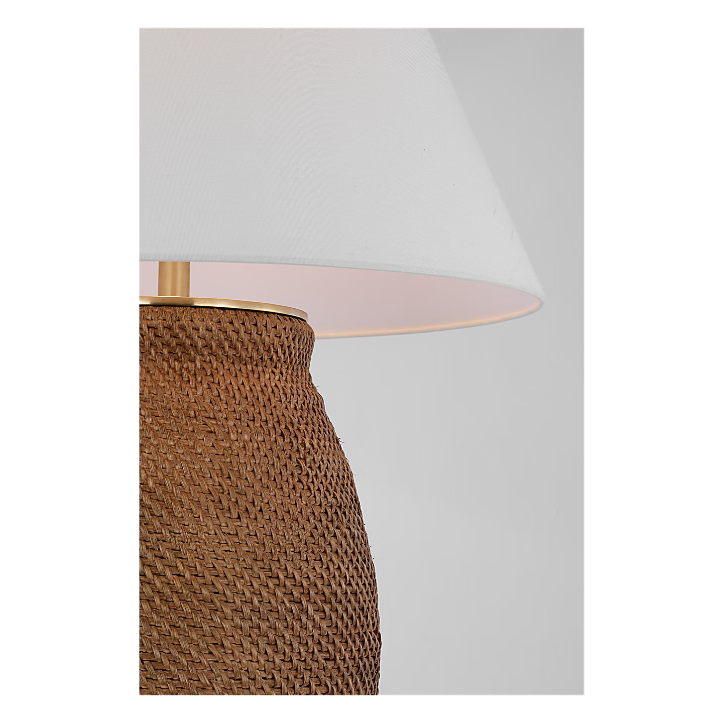 Avedon Large Lamp Brown