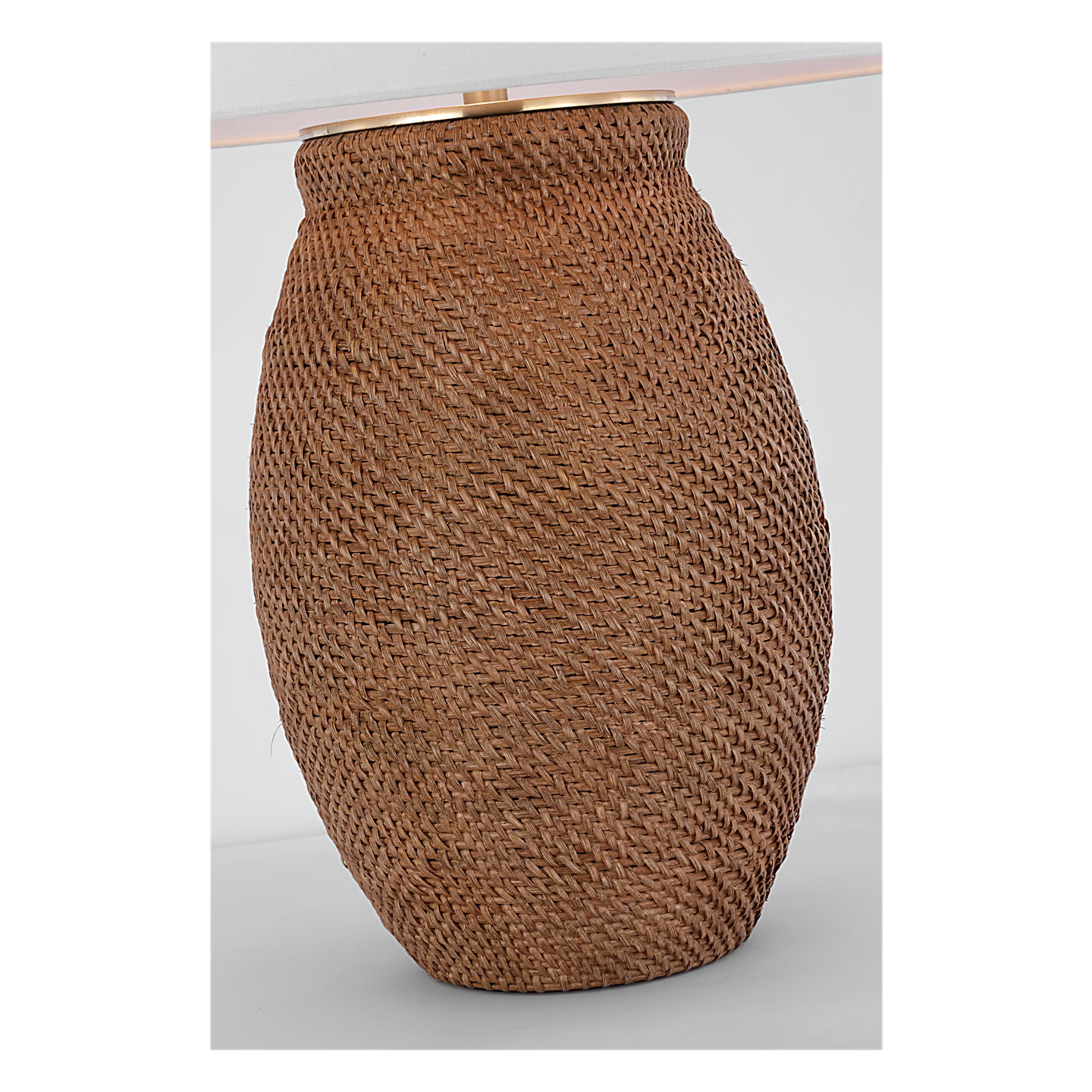 Avedon Large Lamp Brown