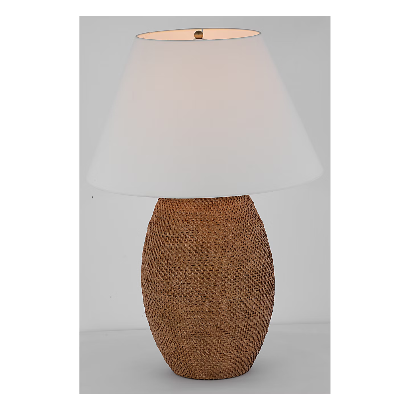 Avedon Large Lamp Brown