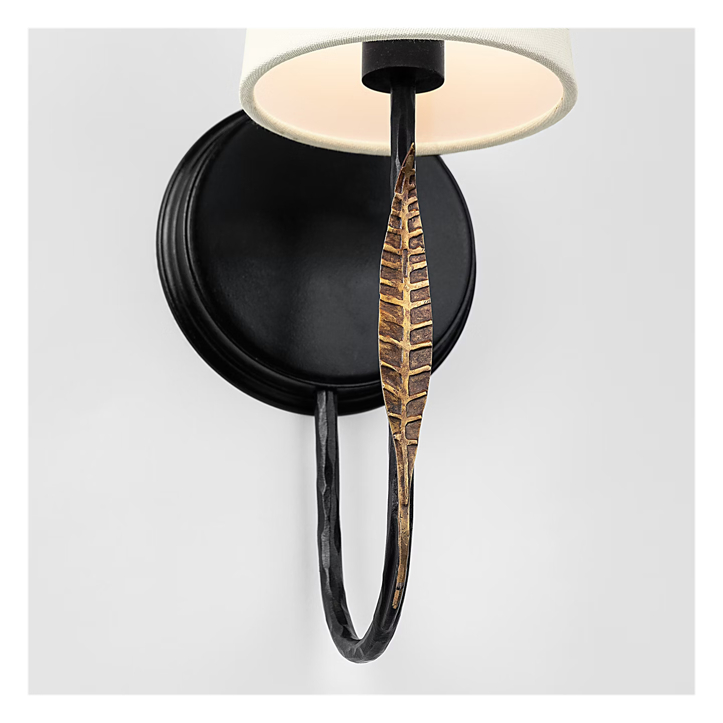 Kairos Single Sconce Iron/Bronze