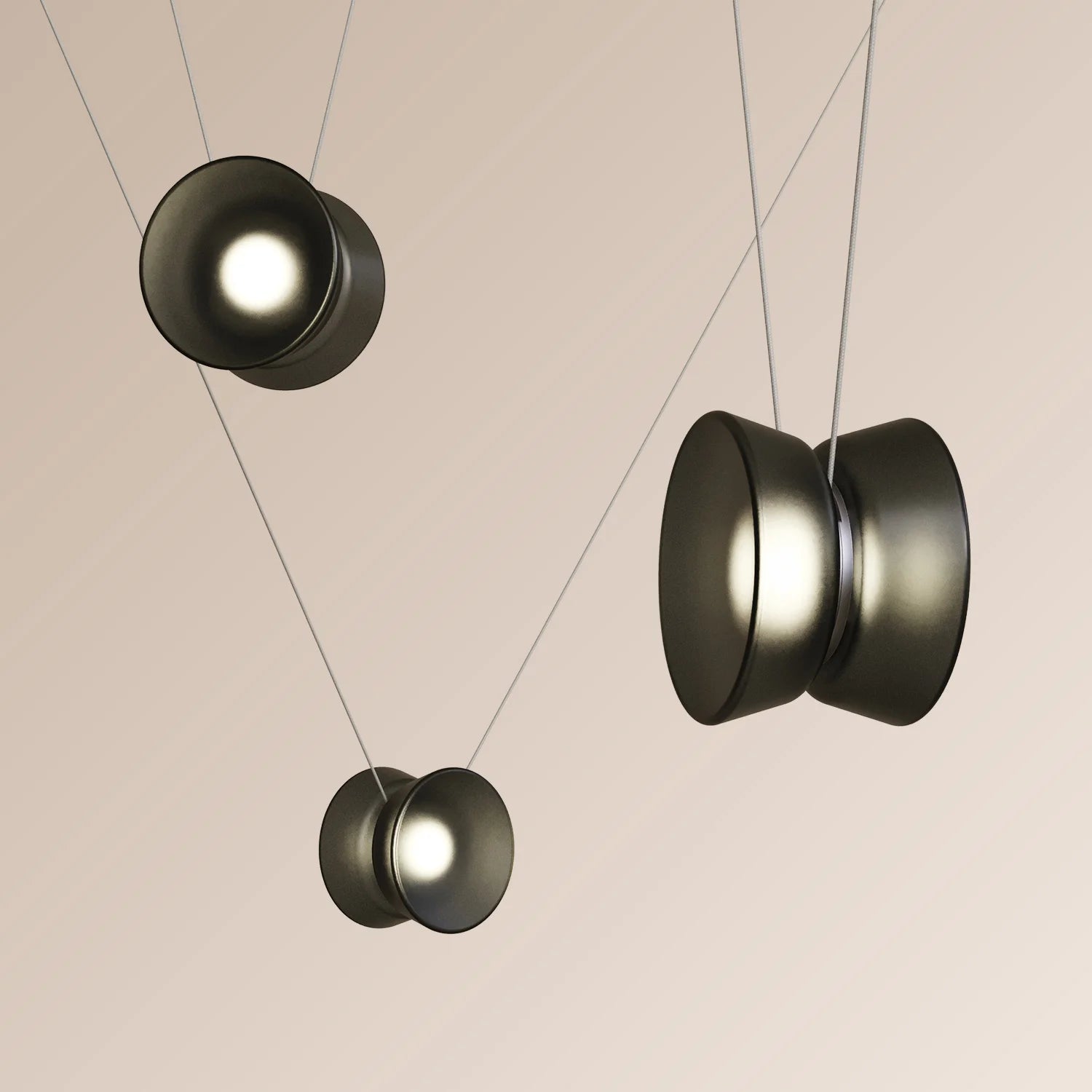 Yoyo 3 Light Chandelier